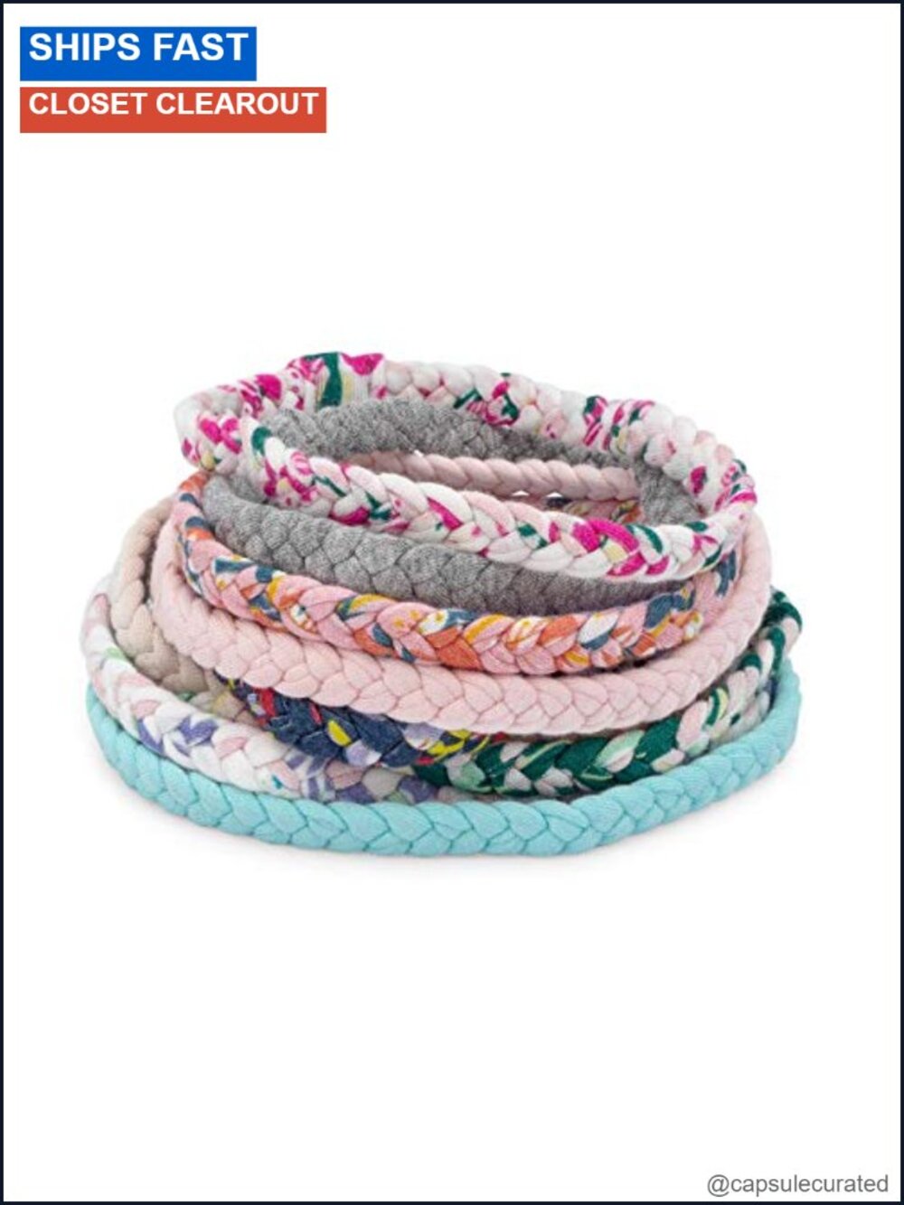 10-Pack Baby Headbands Cotton Spandex Newborn Hair Accessories